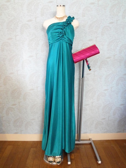 ロングドレス ドレス233 (グリーン